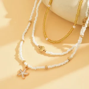 3pcs Women'S Fashion Turtle Neck Necklace - Réf : ER001406257