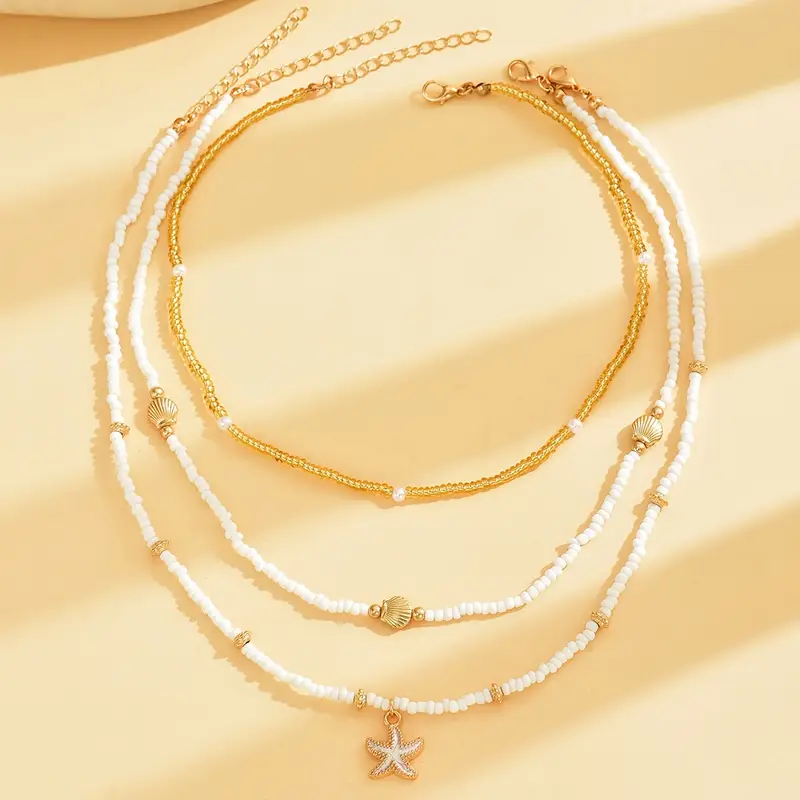 3pcs Women'S Fashion Turtle Neck Necklace - Réf : ER001406257 - Image 2